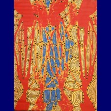 Aboriginal Art Canvas - Loreen Samson-Size:92x118cm - H